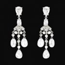 Chandelier Diamonds 2.50 Carat Earring Pair White Gold Ear Rings
