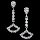 Diamonds Chandelier Earrings 2.5 Carat Diamond Hanging Earring White Gold