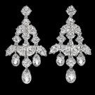 Gorgeous 3 Carat Diamonds Chandelier Earring White Gold Pair Ear Ring