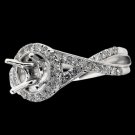 Semi Mounting Diamonds Ring 1.00 Carats. Beautiful Mounting Ring