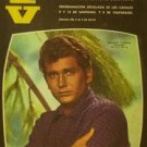 MICHAEL LANDON ROGER MOORE chilean TV GUIDE 1966