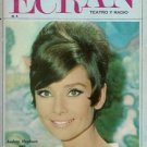 AUDREY HEPBURN chilean mag ECRAN 1967