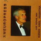TED TURNER 35mm ORIGINAL SLIDE press vintage photo
