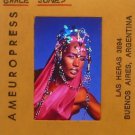 GRACE JONES 35mm ORIGINAL SLIDE press vintage photo #3 GRACE JONES 35mm ORIGINAL SLIDE press vintage photo #3