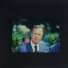 GEORGE BUSH 35mm ORIGINAL SLIDE press vintage photo