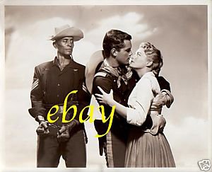 JEFFREY HUNTER CONSTANCE TOWER ORIG vintage photo RARE!