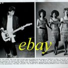 THE SUPREMES RICK SPRINGFIELD great ORIGINAL Press vintage photo RARE!