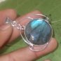 Blue Flashing Pendant - Labradorite Pendant Artisan Pendant - Best Gift Jewelry