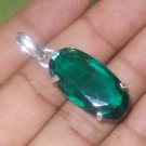 Chrome Diopside Pendant - Artisan Pendant - Handmade Pendant - Silver Pendant