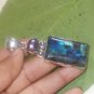 Natural Blue Flashing Labradorite Fresh Water Pearl 925 Silver Gemstone Pendant