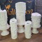 Claymagic drippy scary candles with large base and 2 small bases