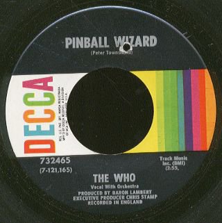 THE WHO - Pinball Wizard / Dogs Part Two - 45rpm Record