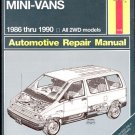Haynes Repair Manual - Ford AEROSTAR Mini-Vans (1986-1990) - (Softcover, 1990)