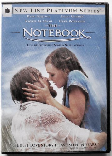 THE NOTEBOOK - 2005 DVDs (2 Discs) - Ryan Gosling, Rachel McAdams, James Garner, Gena Rowlands