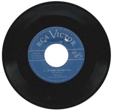 PERRY COMO - I'll Be Home For Christmas / Santa Claus Is Comin' To Town - 45rpm