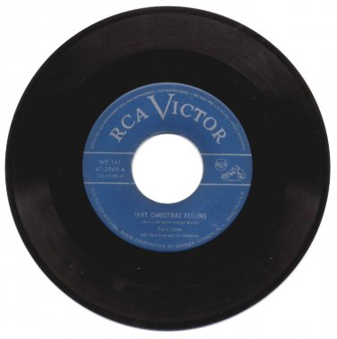 PERRY COMO - That Christmas Feeling / Winter Wonderland - 45rpm record