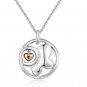 Platinum Plated 925 Sterling Silver Love Butterfly Shaped Necklace (16'') Valentines Gift C05519N