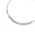 14K Gold Beads Link Bracelet 6.5" Women Gift B05463B