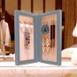 Chel by Cheline - Travel Magnetic Jewelry Book Organizer Case Box Gift for Women (Slate-M)