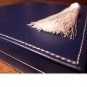 Chel by Cheline - Travel Magnetic Jewelry Book Organizer Case Box Gift for Women (Navy-M)