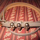 tan skull skinny belt
