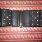 Black skull waist belt