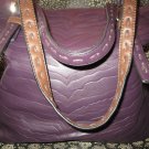 purple zebra purse