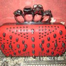 red skull clutch