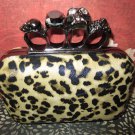 leopard clutch