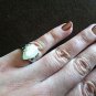 RP-15 New With Tags! Floral Print Resin Ring Size 6