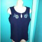 SW- Classic Elements Blue Bohemian Tank Size Medium Petite