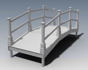 GARDEN BRIDGE DECK V01 - UNIQUE DESIGN - Building Construction PLANS 3D and 2D
