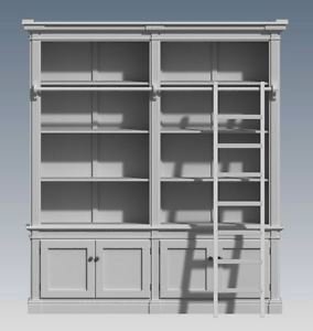 FRENCH PROVINCIAL WALL STORAGE UNIT 2 Module - Make Ur Own & SAVE - Full Plans