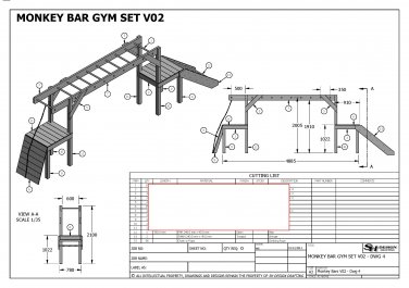 PLAY GYM / MONKEY BARS / GYM SET - ADD TO YOUR CUBBY HOUSE - Building ...