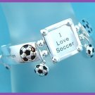 Soccer Bracelet with Picture Frame