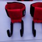 Weight Lifting Power Double Hooks Bodybuilding Wrist Straps Support Chin Up