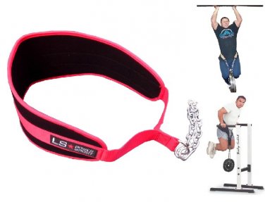 Dip Belt Weight Lifting Gym Waist Strength Training Power Chin Pull Up