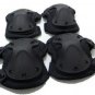 SWAT X-Cap Airsoft Paintball Knee & Elbow Pads Black