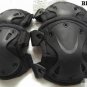 SWAT X-Cap Airsoft Paintball Knee & Elbow Pads Black