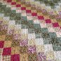 King size maple Leaf Machine quilted Patchwork Quilt