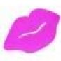 Kiss Pink Lips Indoor/Outdoor Temporary Tattoo Tanning Stickers 50ct (EC-P)