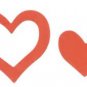 Double Hearts Indoor/Outdoor Temporary Tattoo Tanning Stickers 50ct (EC-P)