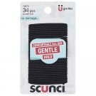 Scunci No Damage Ponytail Hair Ties Elastics 15975 Black 34pc (EC-O42) Scunci No Damage Ponytail Hair Ties Elastics 15975 Black 34pc (EC-O42)