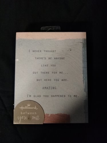 Hallmark Between You & Me Sentiment Block MJB1005 (EC-P)