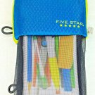 Five Star Stand N Store Pencil Pouch X563 Turquoise/Lime Green (EC-P) Five Star Stand N Store Pencil Pouch X563 Turquoise/Lime Green (EC-P)