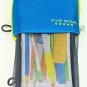 Five Star Stand N Store Pencil Pouch X563 Turquoise/Lime Green (EC-P)
