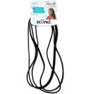 Scunci No Slip Grip All Day Hold Headwraps 4pc 58323 Black (EC-O65)