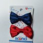 Scunci Salon Clip 2pc 54656 Patriotic (EC-O62)