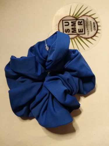 Conair Summer Essentials Jumbo Scrunchie 59552 Blue (EC-OO)