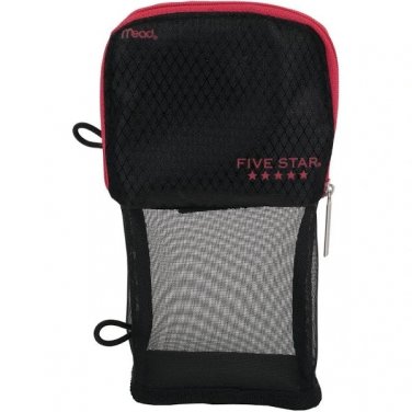 Five Star Stand N Store Pencil Pouch X563 Black/Red (EC-P)